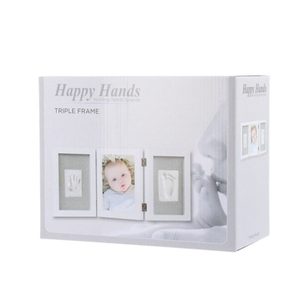 Dooky Happy Hands Baby Afdruk Fotolijst Triple - Afbeelding 3